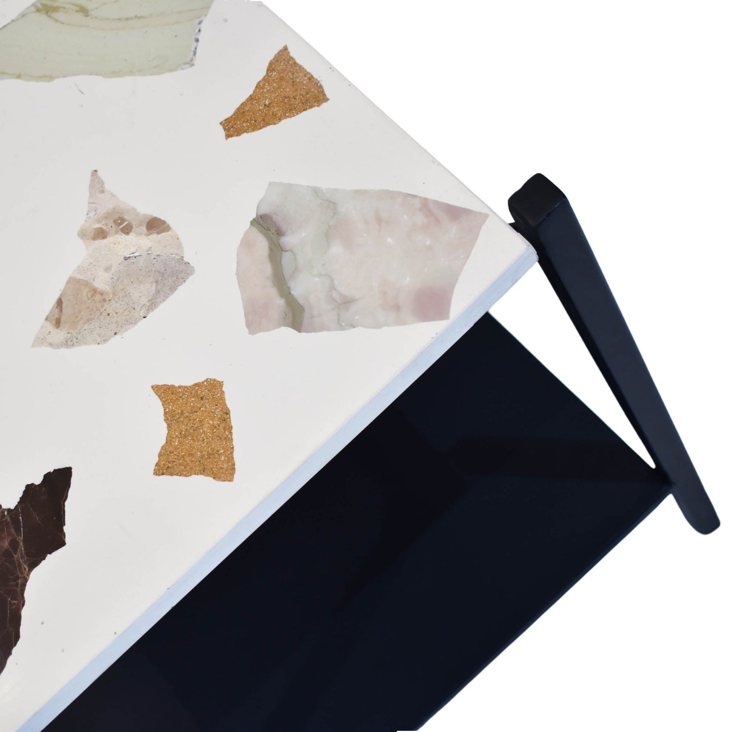 Terrazzo Side Table - White Mosaic