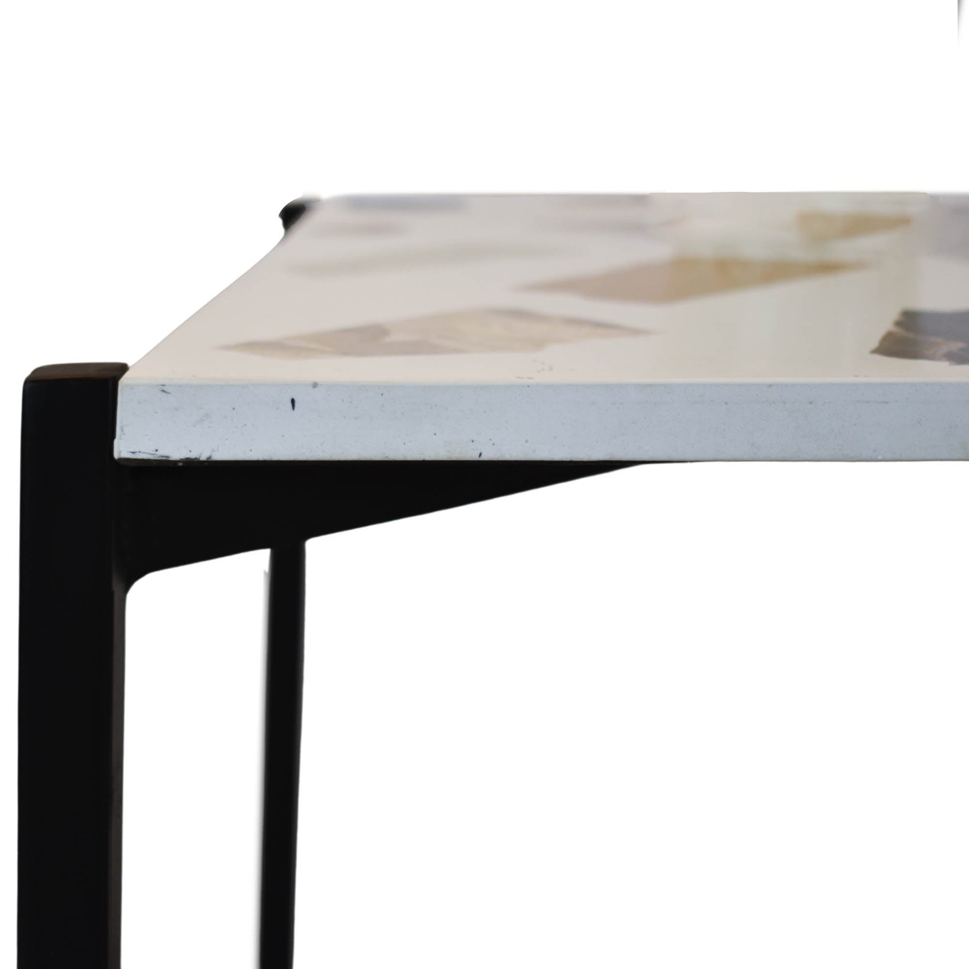 Terrazzo Side Table - White Mosaic