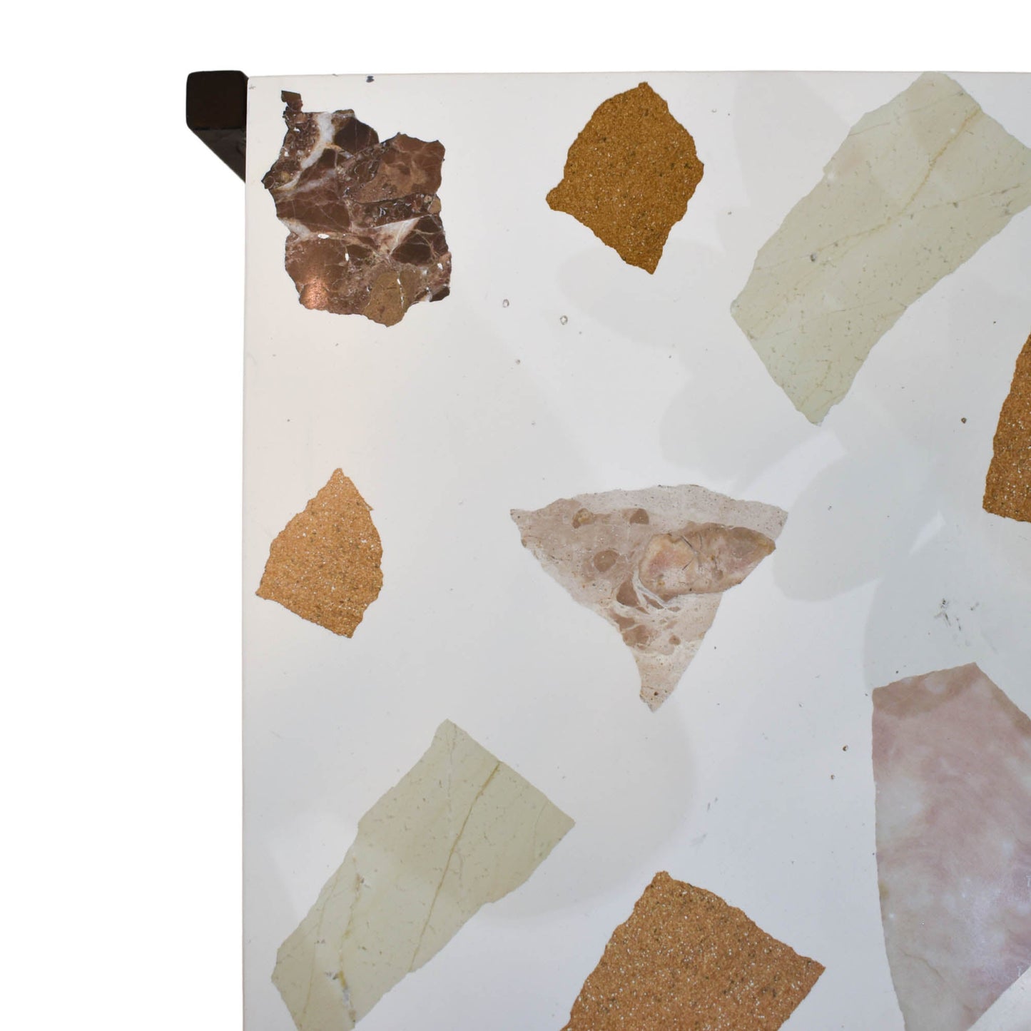 Terrazzo Side Table - White Mosaic