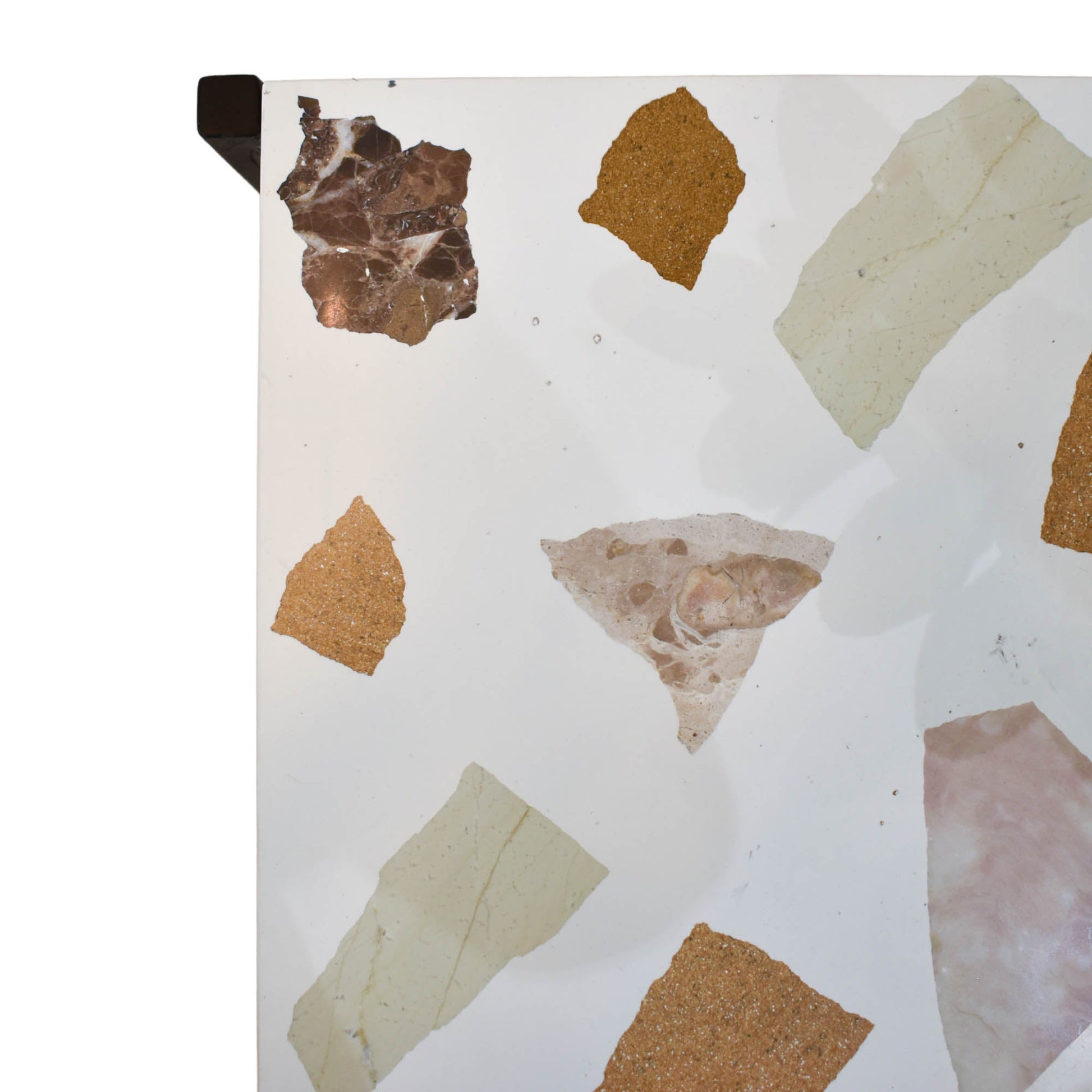 Terrazzo Side Table - White Mosaic