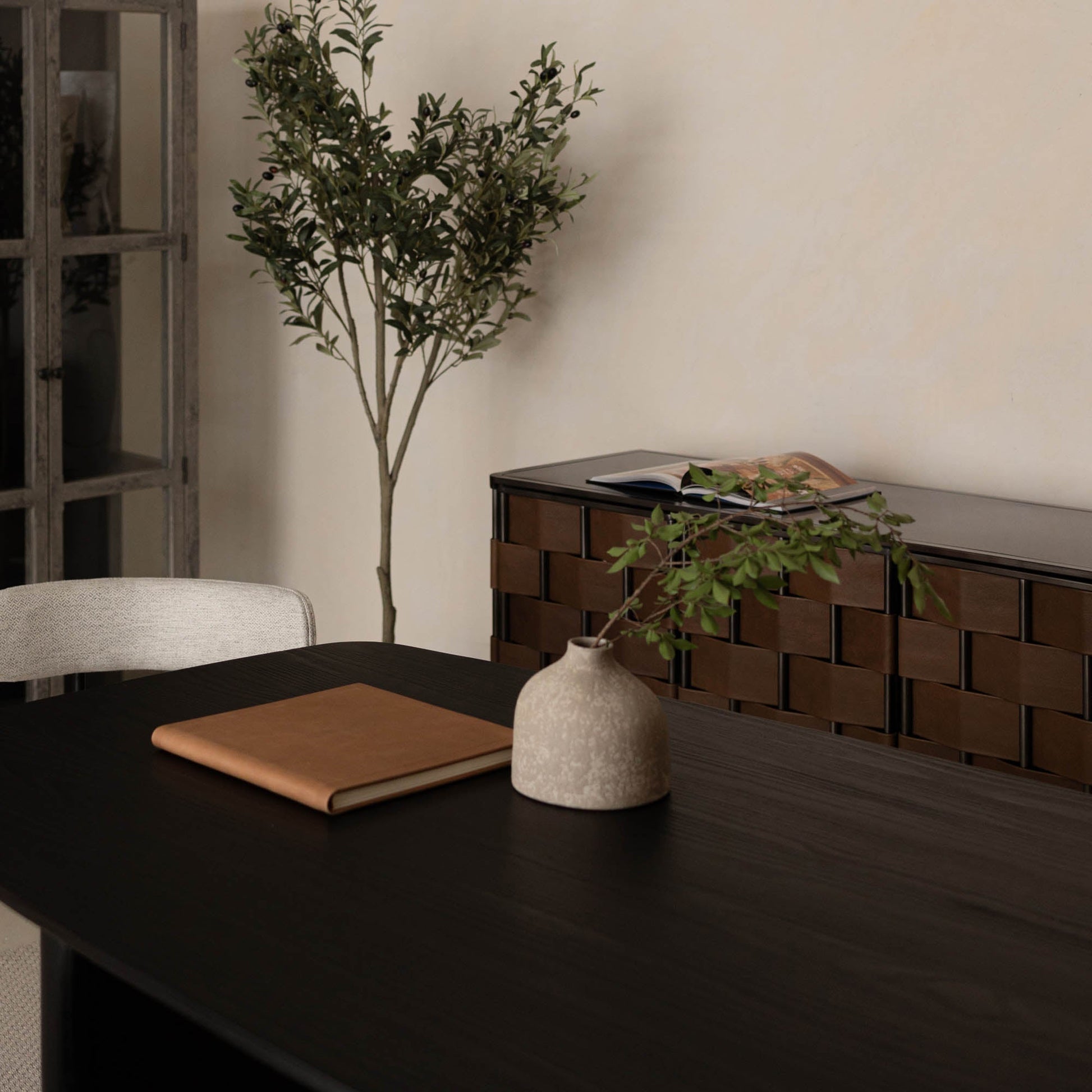 Tonic Dining Table - Black Oak