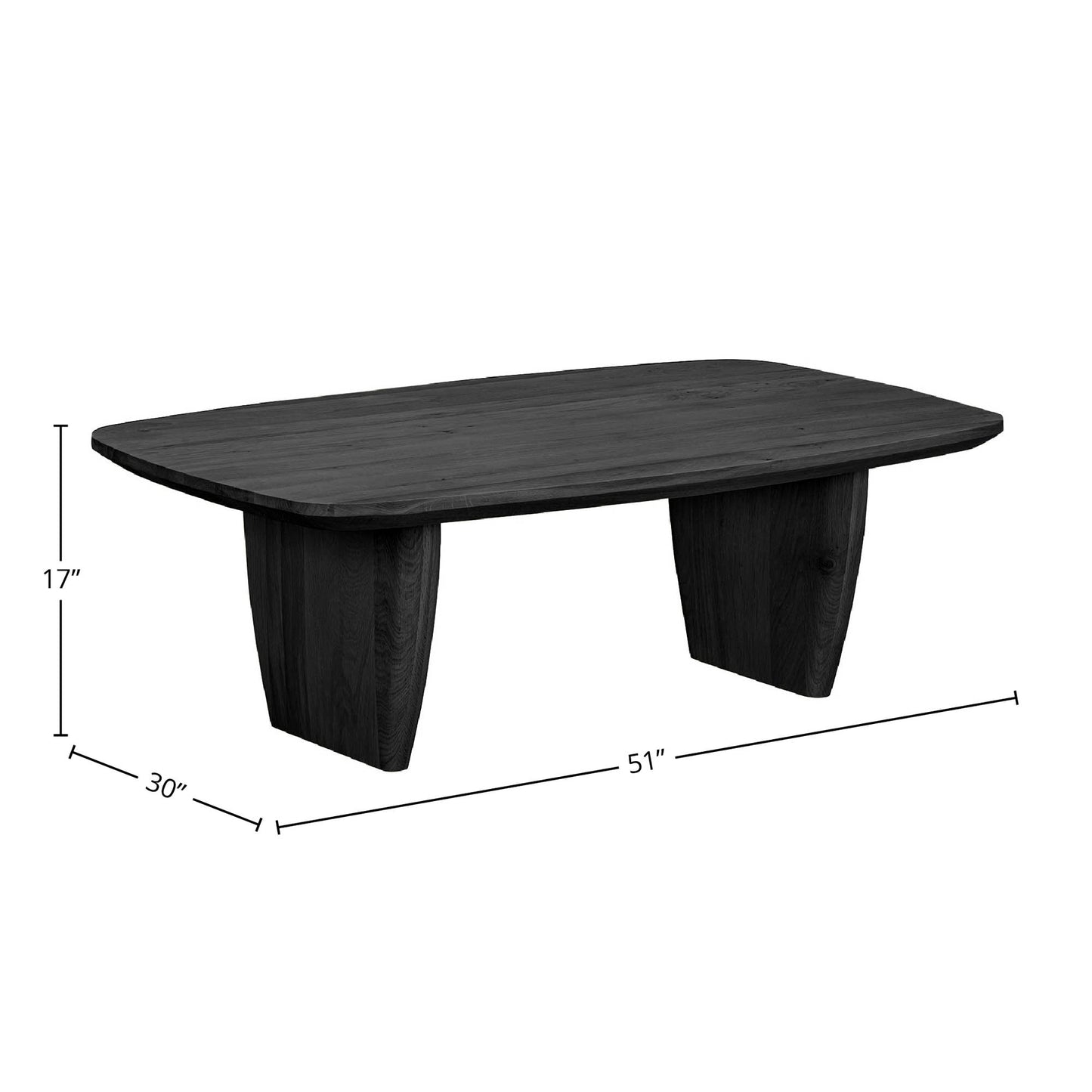 Tonic Coffee Table - Black Oak