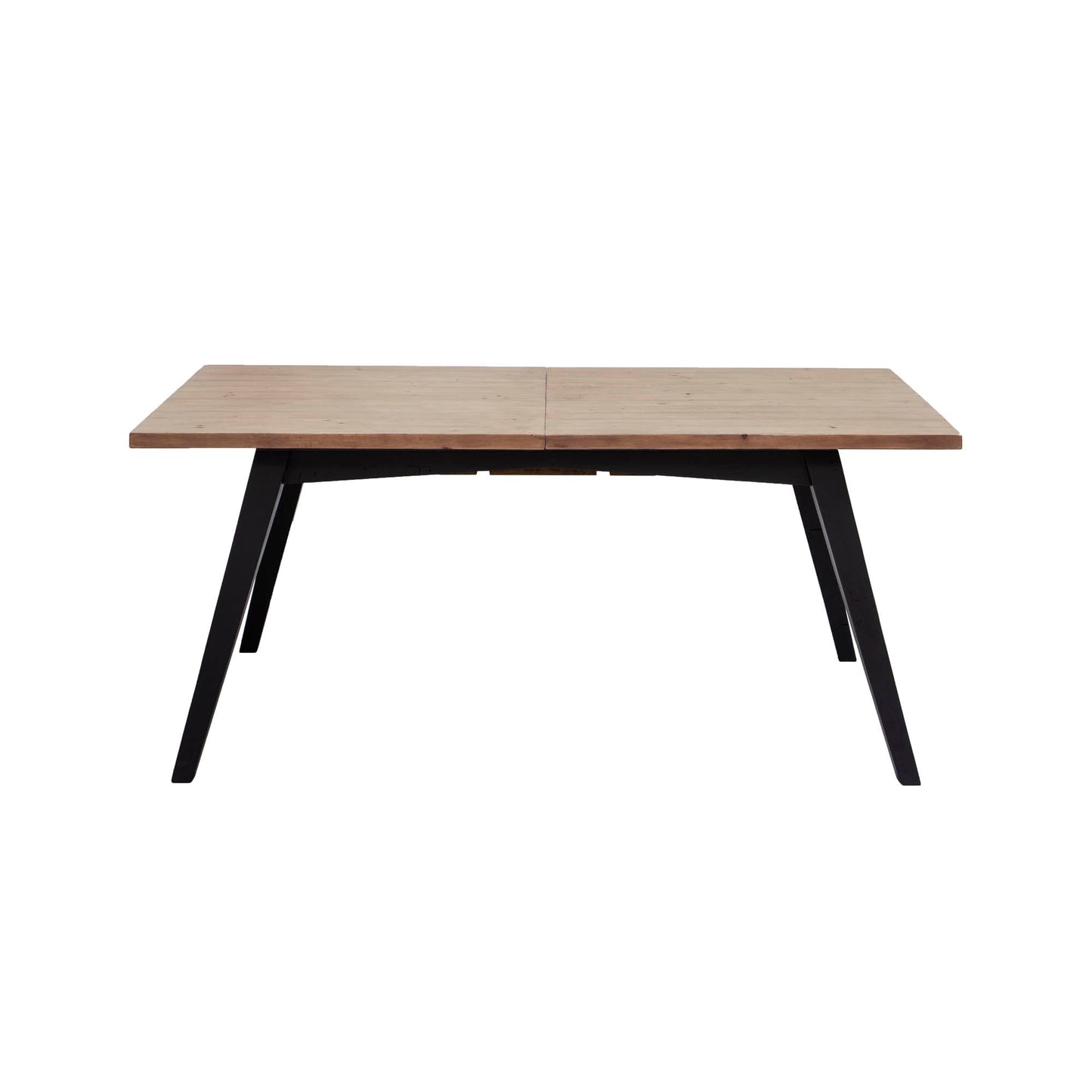 Viva Extension Dining Table - Sundried Wheat - Matte Black