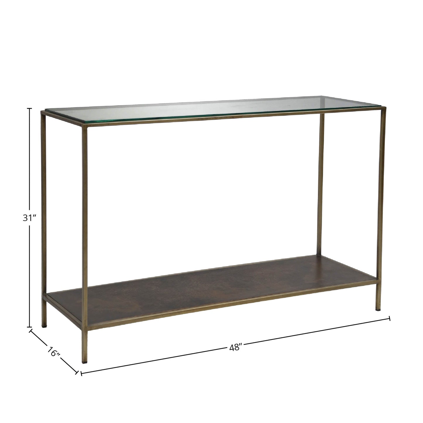 Venus Console Table - Bronze