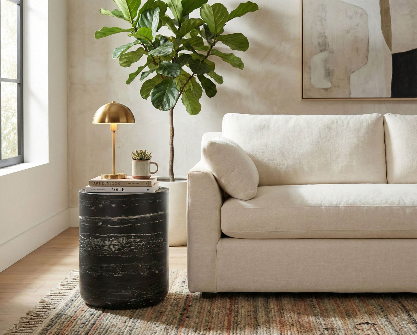 Geri Side Table - Nero