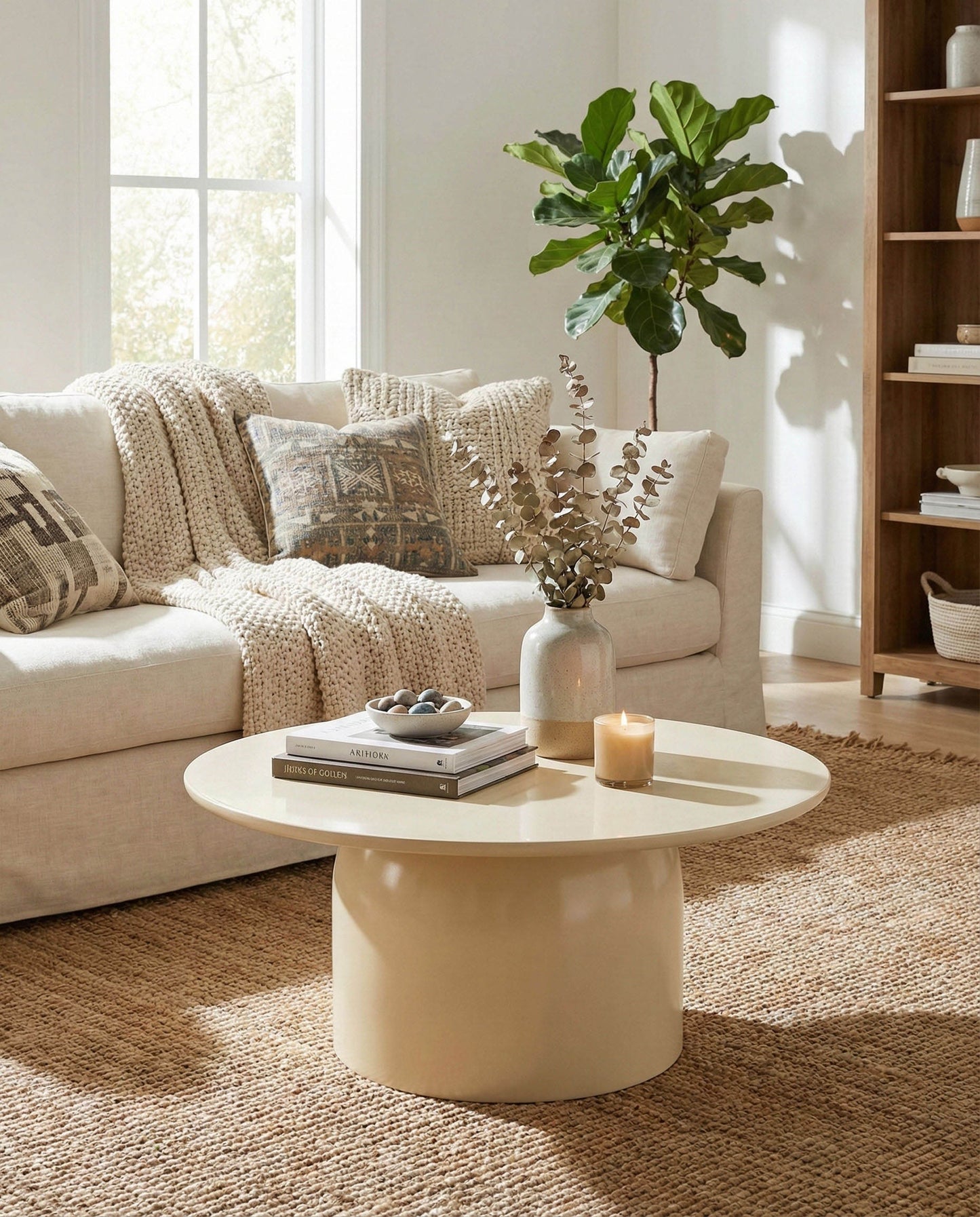 Vision Coffee Table - Ivory