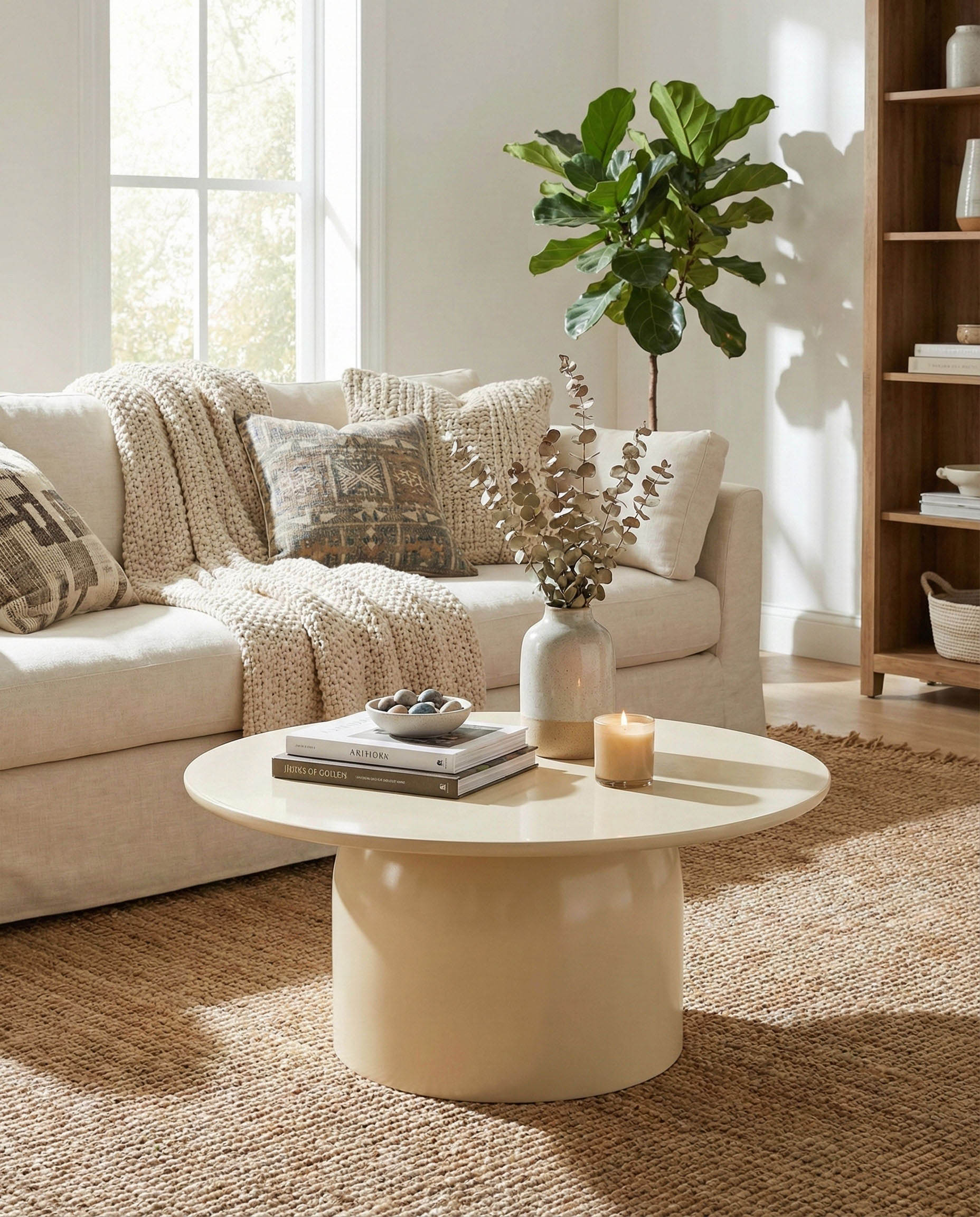 Vision Coffee Table - Ivory