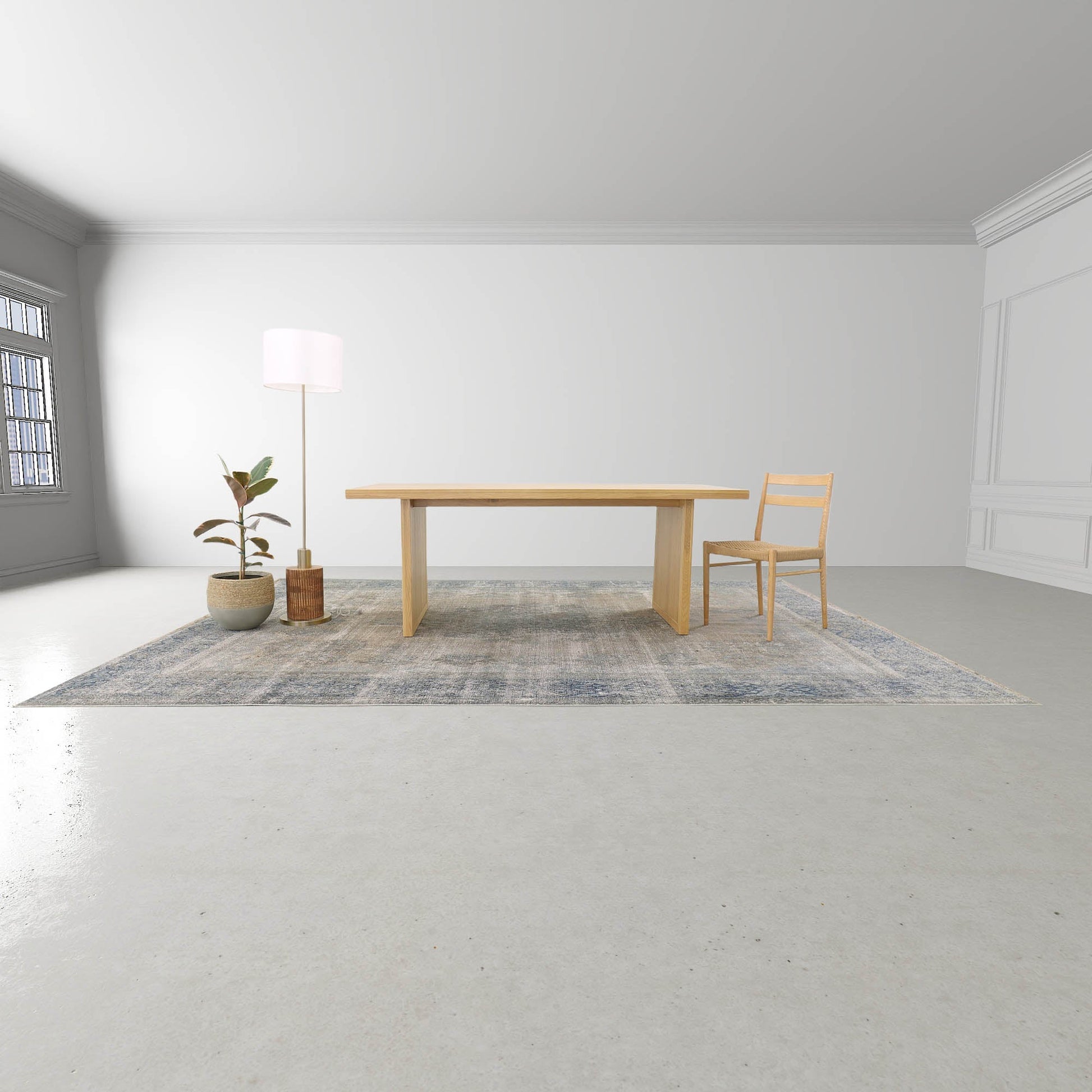 Rattan Dining Table - Natural - Colour Variance from RAT010-N