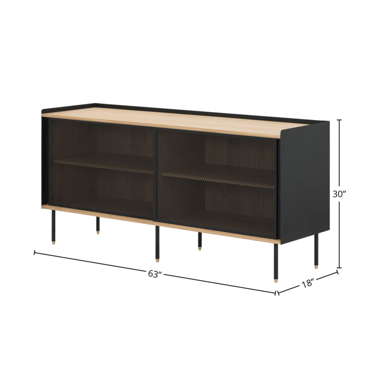 Ace Sideboard Natural - lh-import-sideboards-cabinets