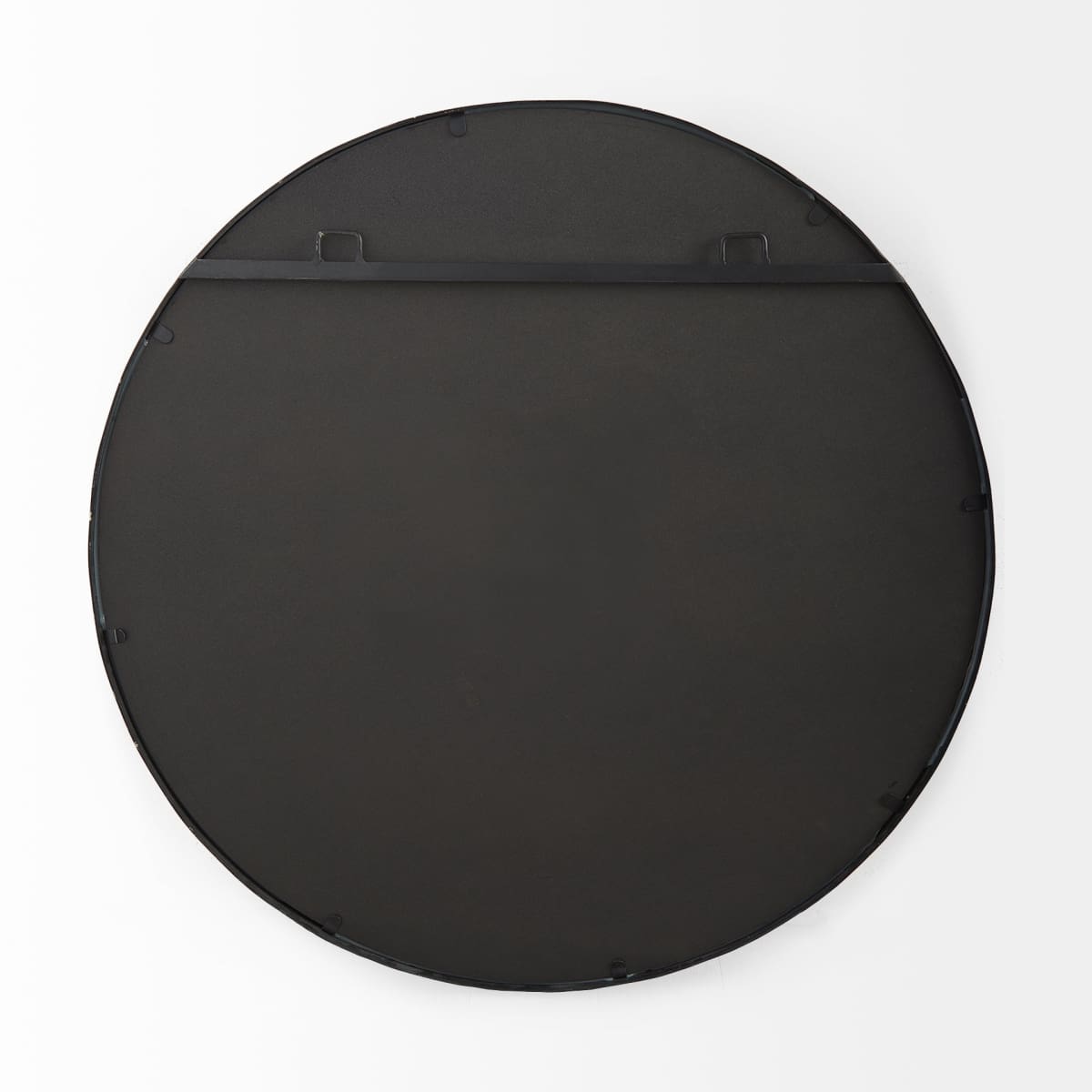 Adelaide Wall Mirror Black Metal | 30’’ - wall-mirrors-grouped