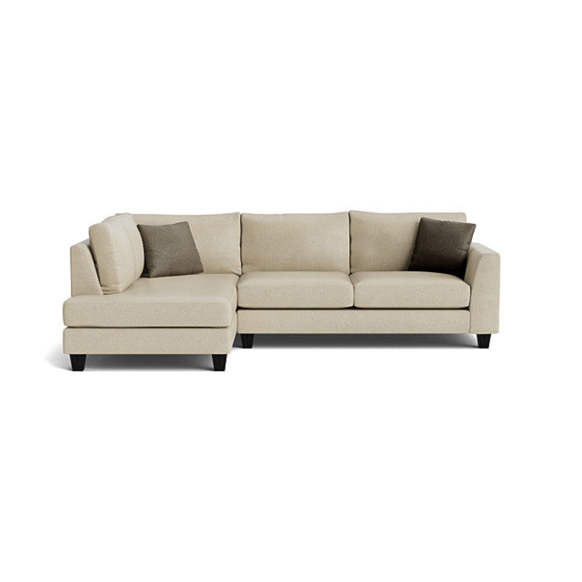 Adia Sofa - Sectional - Aiden Platinum