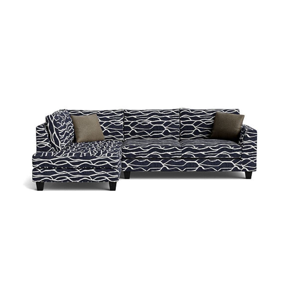 Adia Sofa - Sectional - Revision Navy