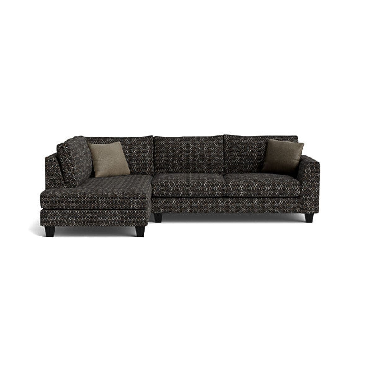 Adia Sofa - Sectional - Theta Onyx