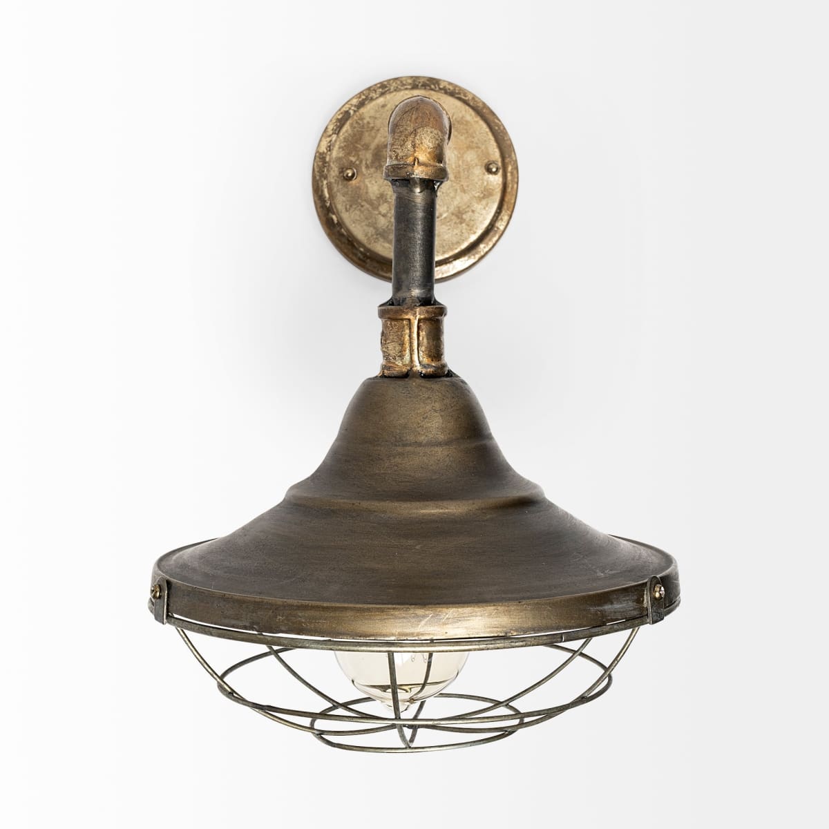 Agadir Wall Sconce Bronze Metal - wall-fixtures