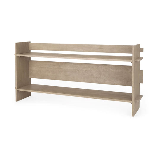 Aida Console Table Light Gray Wood - console-tables