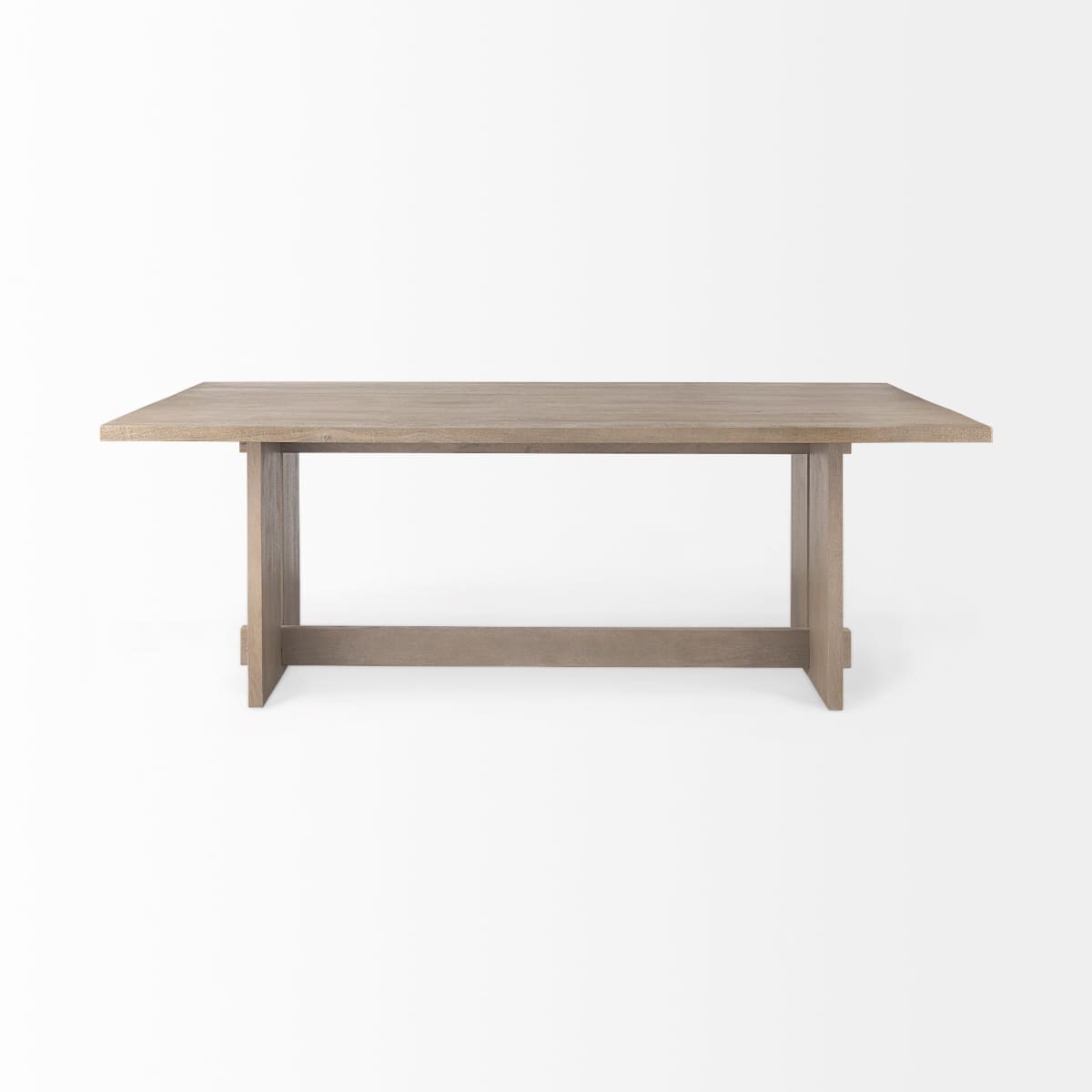 Aida Dining Table Light Gray Wood - dining-table