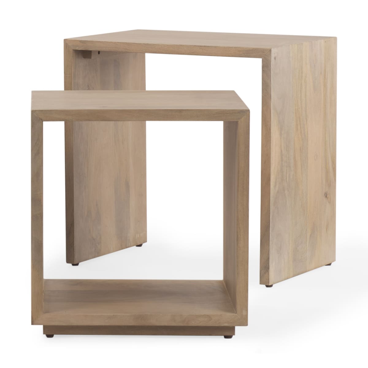 Alanna Accent Table Light Brown Wood - accent-tables
