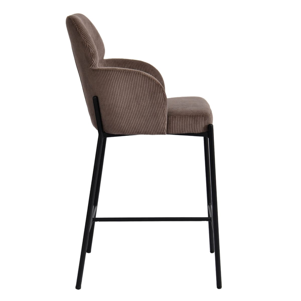 Allegra Counter Stool - Corduroy Brown - lh-import-stools