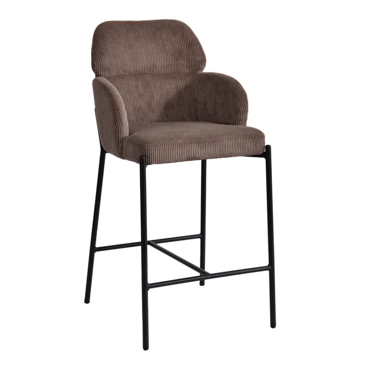 Allegra Counter Stool - Corduroy Brown - lh-import-stools