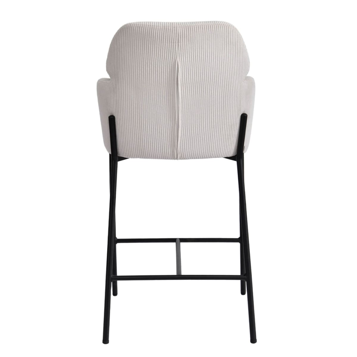 Allegra Counter Stool - Corduroy White - lh-import-stools