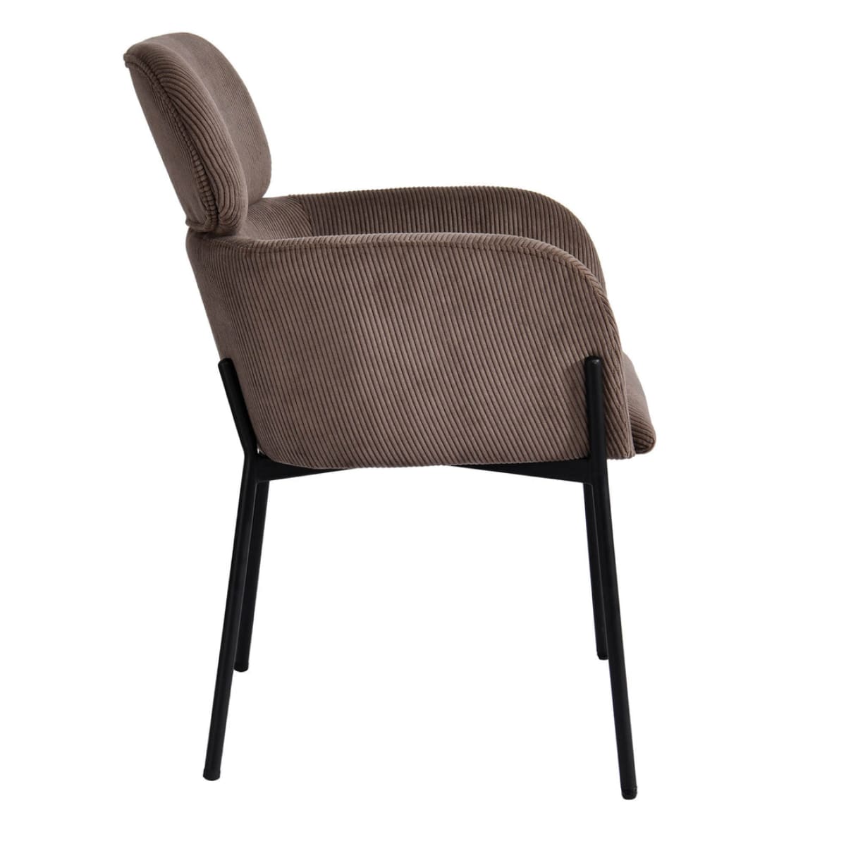 Allegra Dining Chair - Corduroy Brown - lh-import-dining-chairs