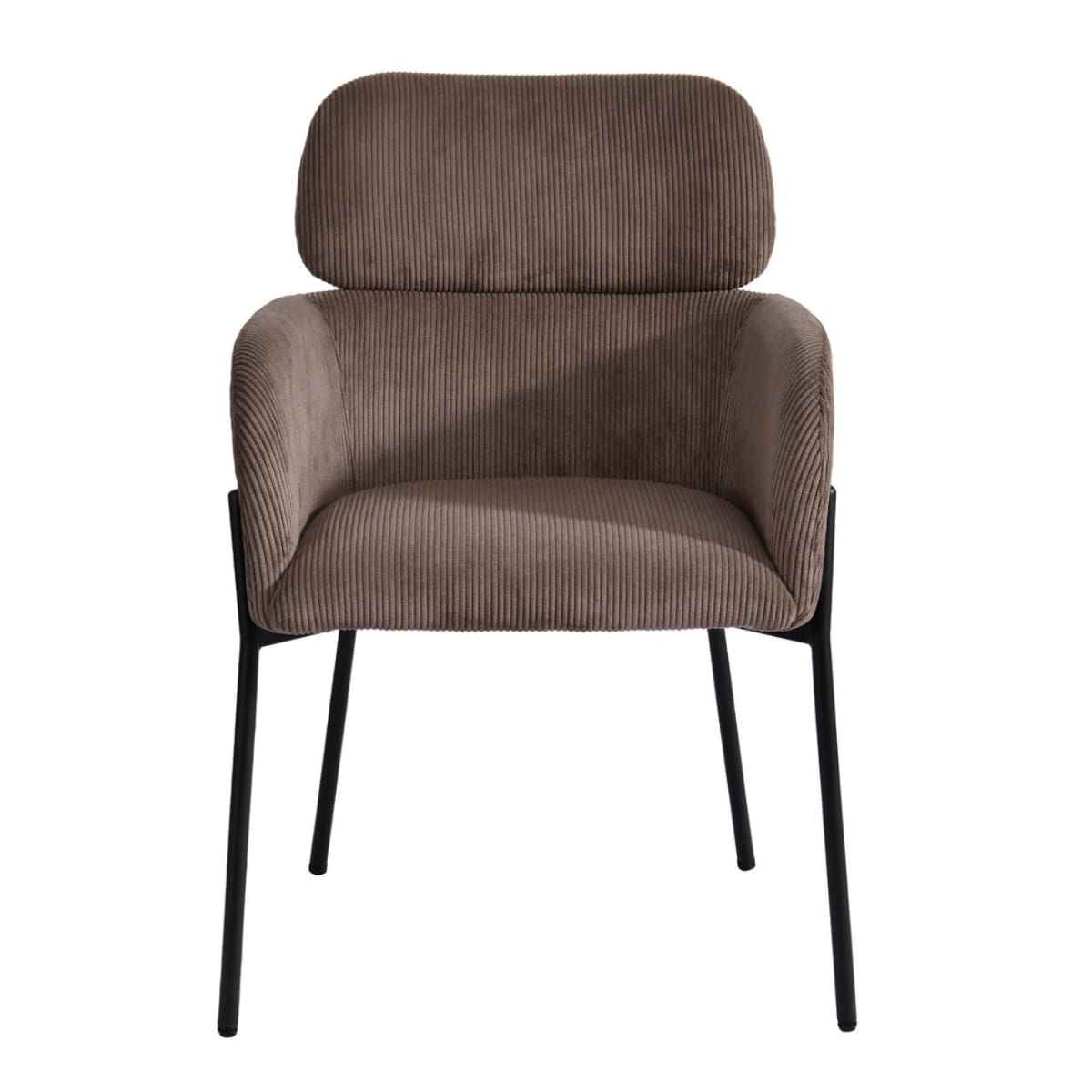 Allegra Dining Chair - Corduroy Brown - lh-import-dining-chairs