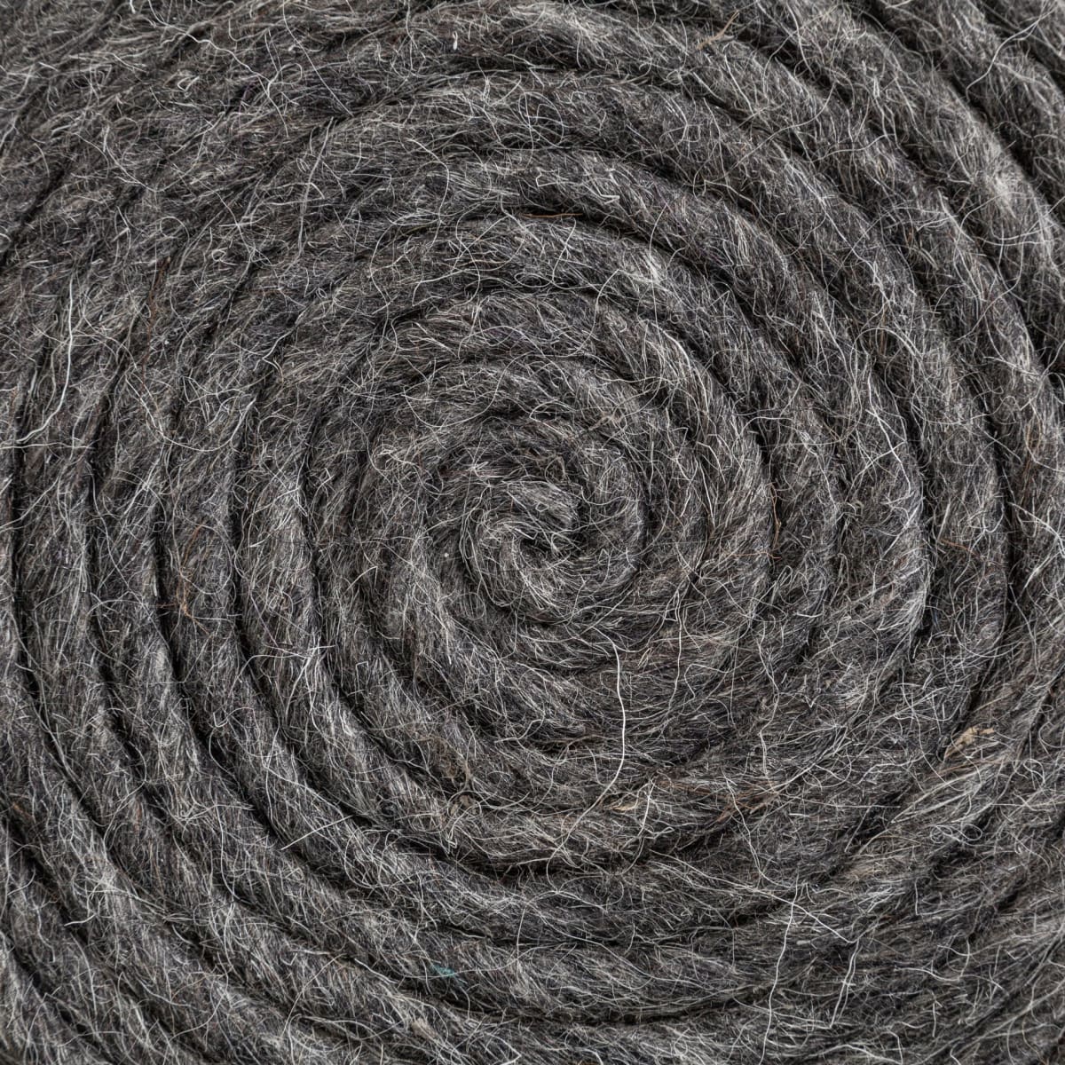 Allium Pouf Gray Wool & Polyester - poufs