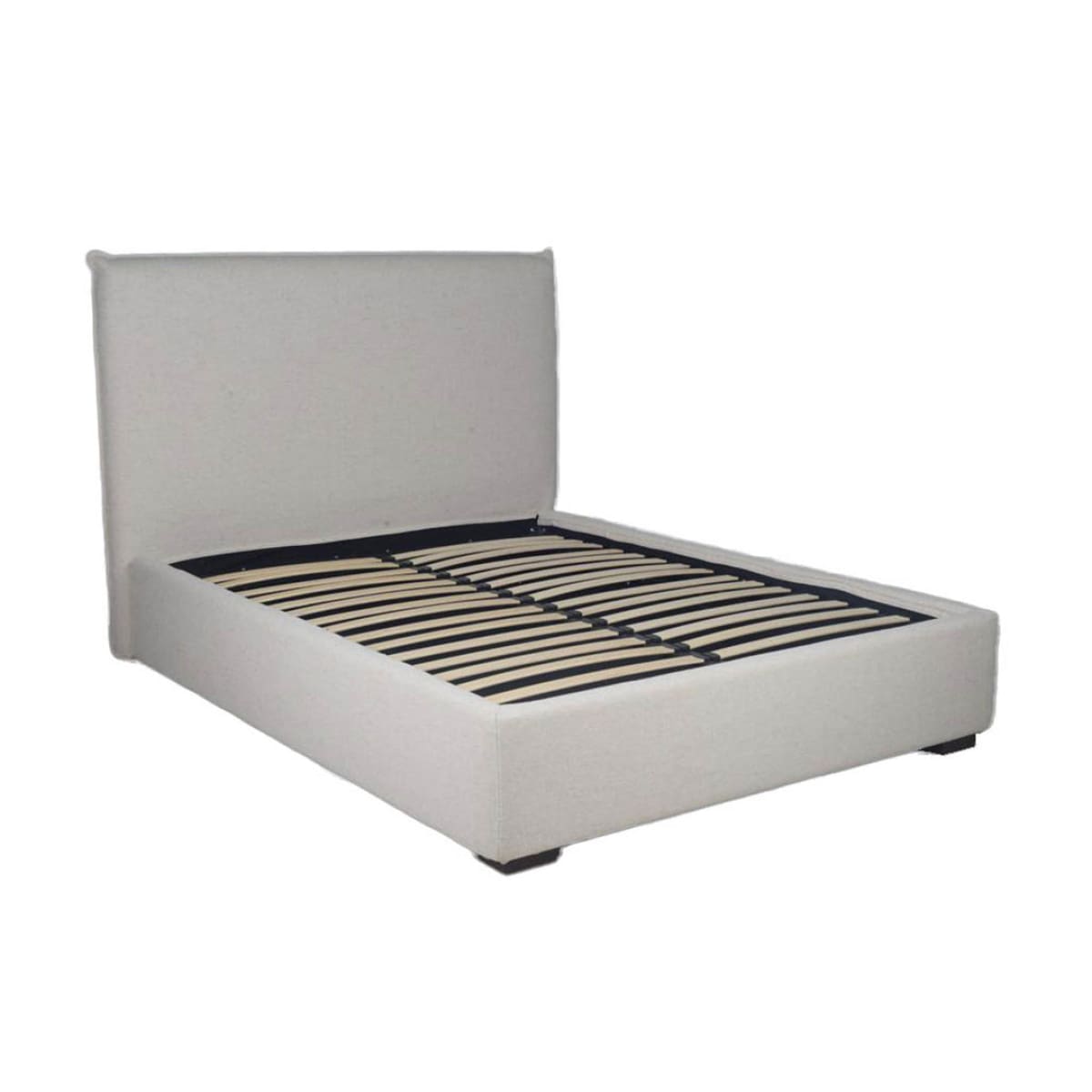 Allure Storage King Bed - Maya Oatmeal - lh-import-beds