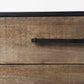 Alvin Accent Cabinet Brown Wood | Black Metal - acc-chest-cabinets