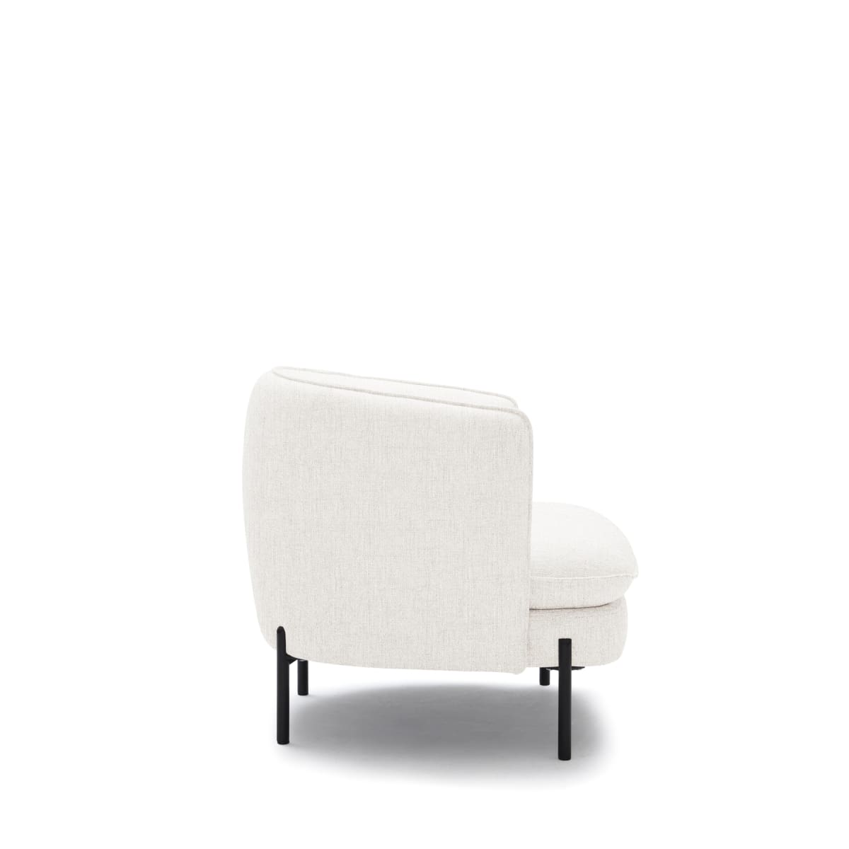 Amy Accent Chair | Ivory Fabric - accent-chairs