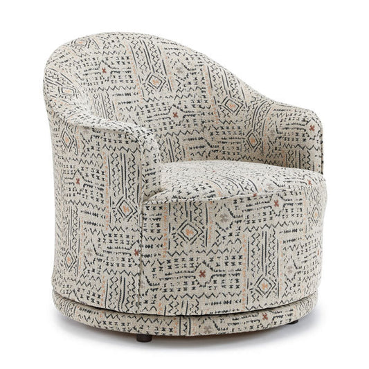 April Swivel Barrel Chair - accent-chairs