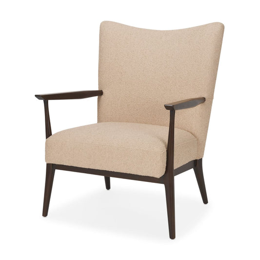 Argent Accent Chair Beige Boucle - accent-chairs