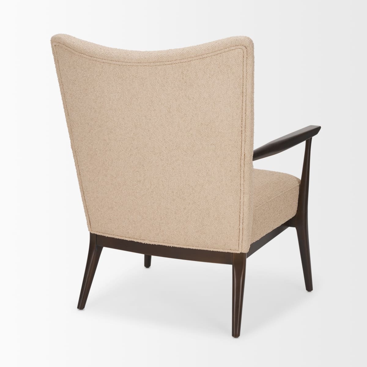 Argent Accent Chair Beige Boucle - accent-chairs