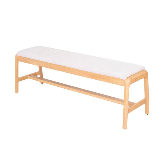 Arizona Dining Bench - Oatmeal - lh-import-dining-benches