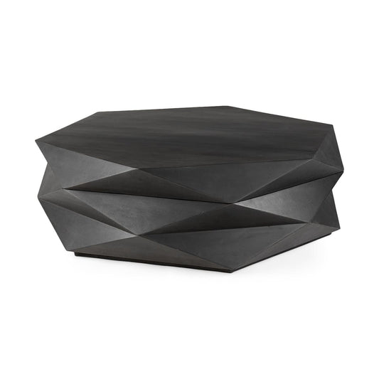 Arreto Coffee Table Black Wood - coffee-tables