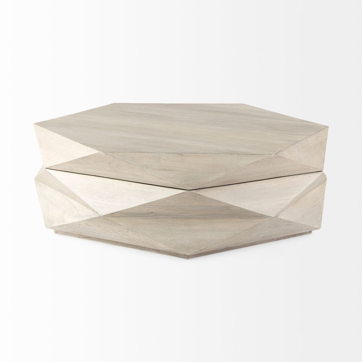 Arreto Coffee Table White Wood - coffee-tables