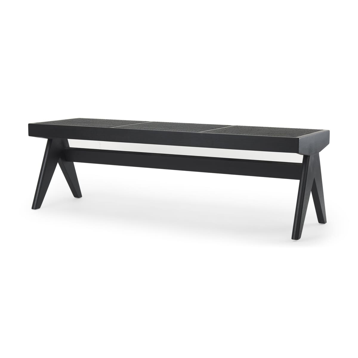 Arvin Bench Black Wood - benches