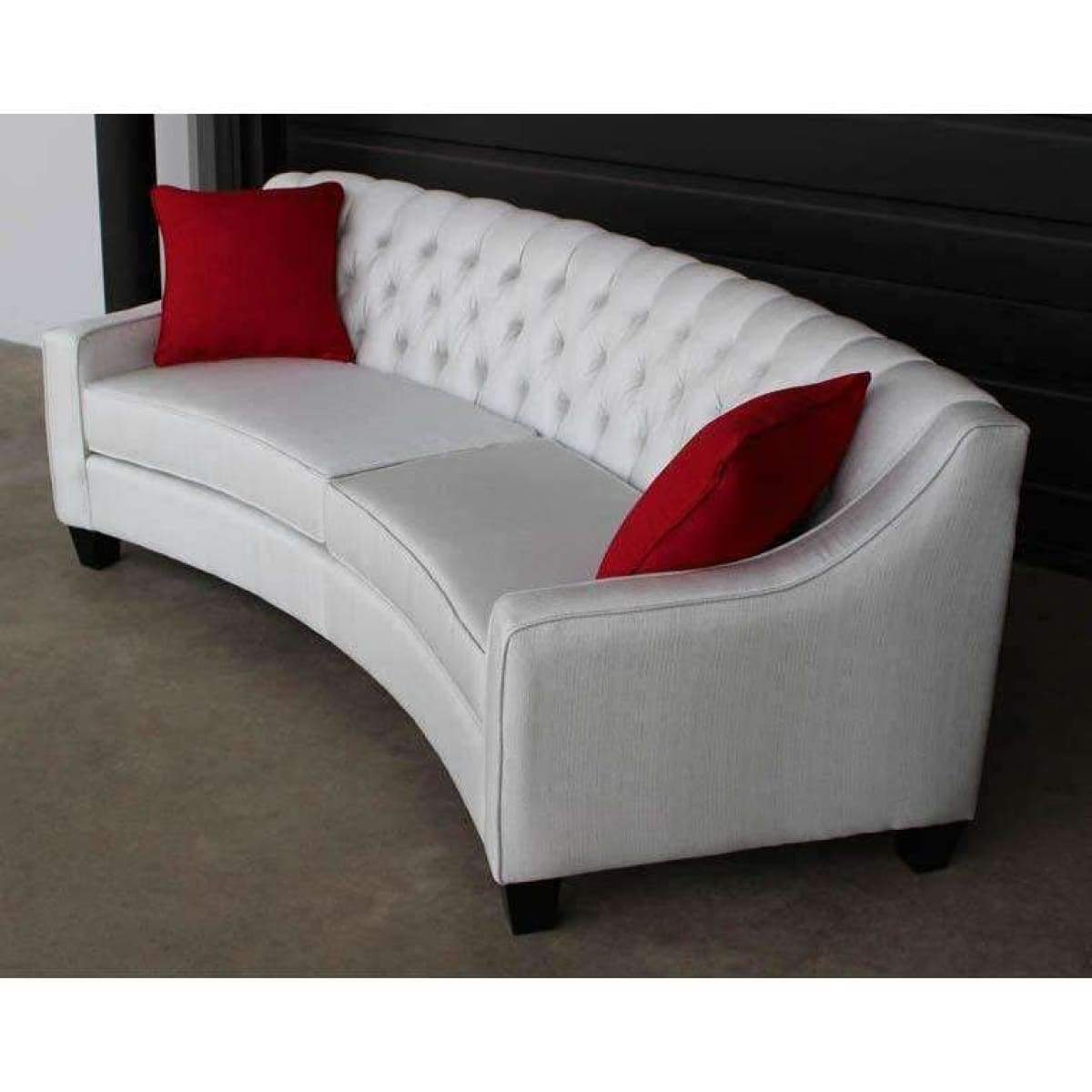 Astoria Curved Tuffted Sofa - Sofa