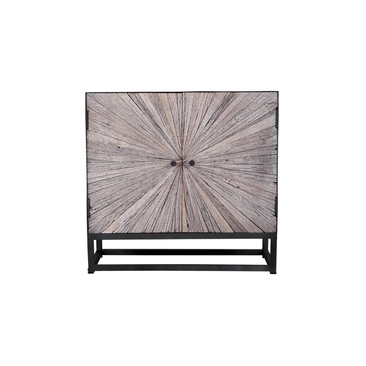 Astral Plains Reclaimed 2 Door Accent Cabinet-Grey Wash - 32X14X31 - accent cabinet