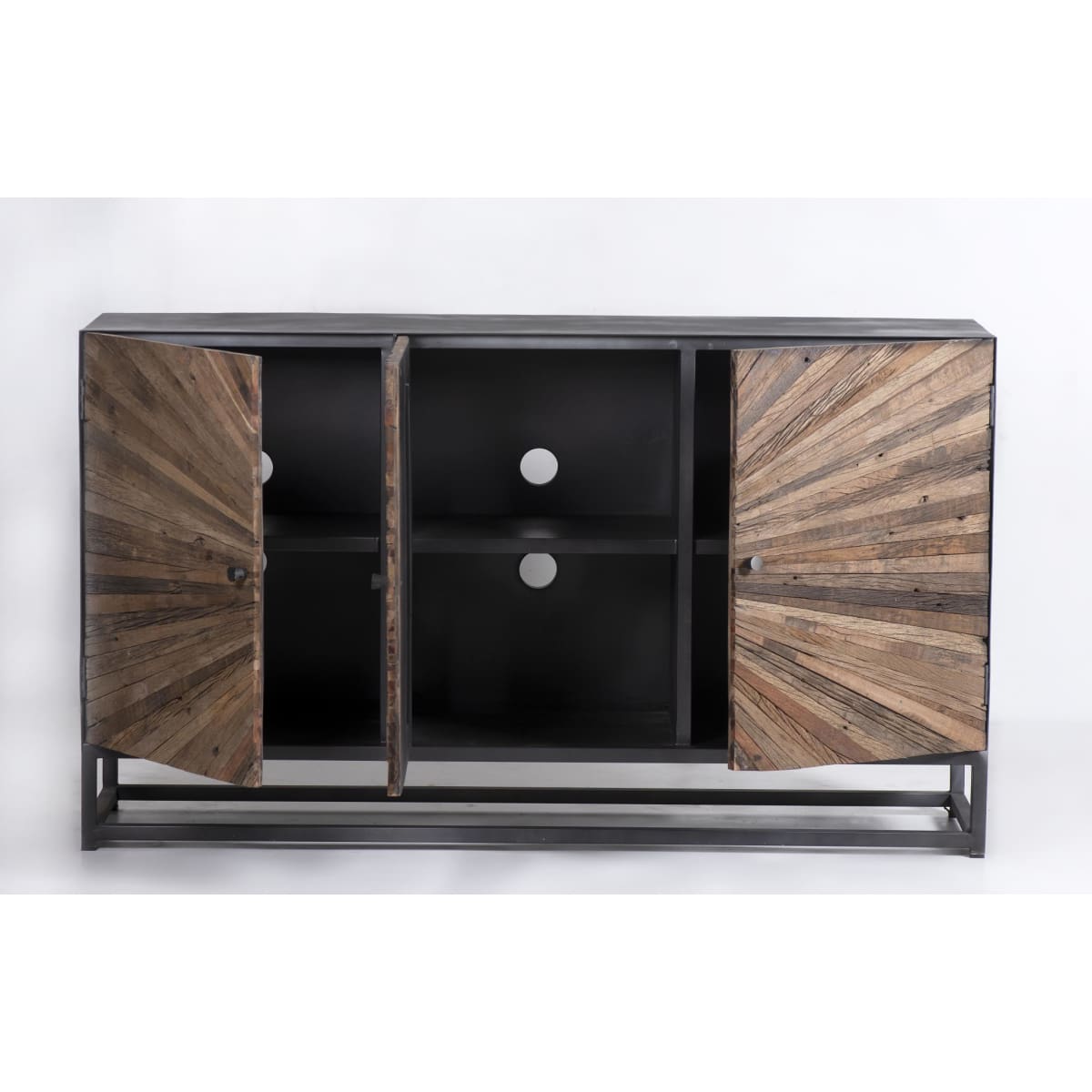 Astral Plains Reclaimed 3 Door Accent Cabinet - 59X15X34 - accent cabinet