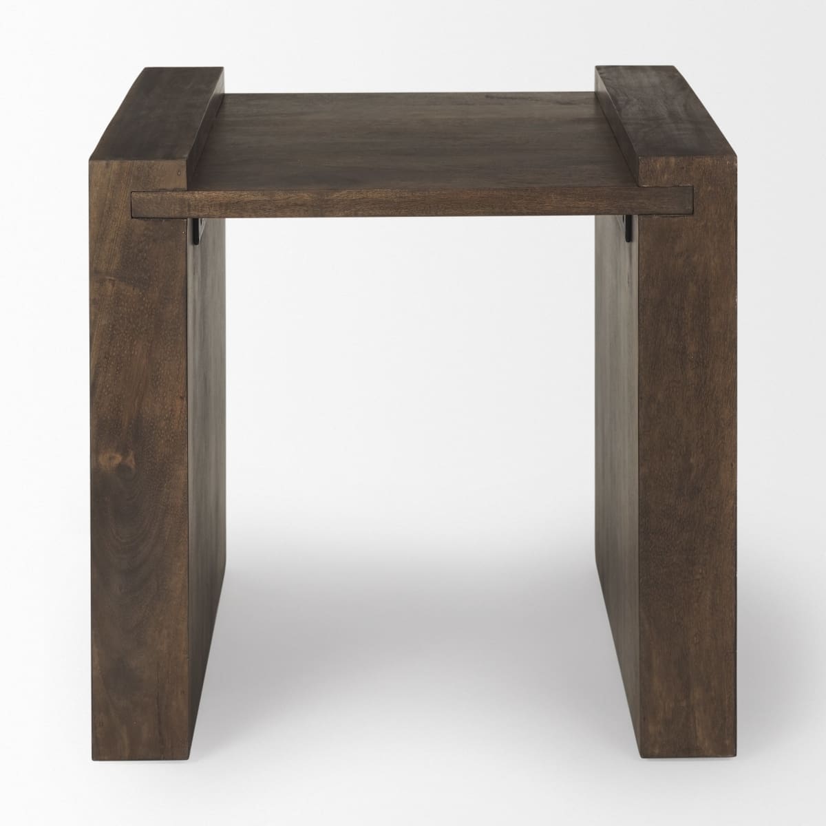 Athelia Accent Table Dark Brown Wood - accent-tables