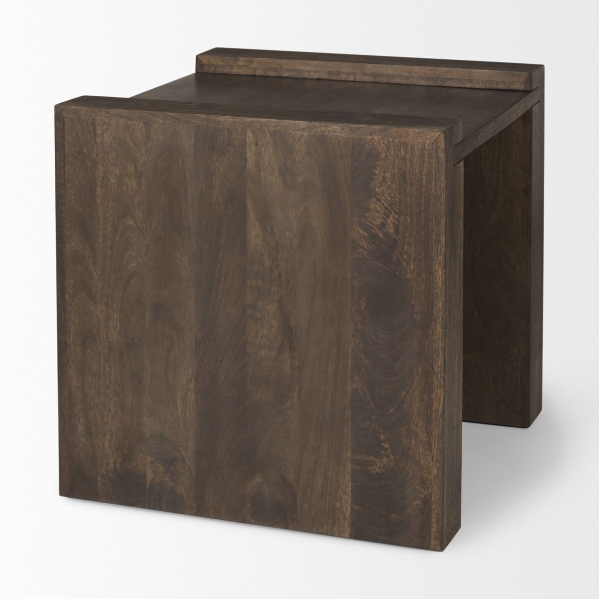 Athelia Accent Table Dark Brown Wood - accent-tables