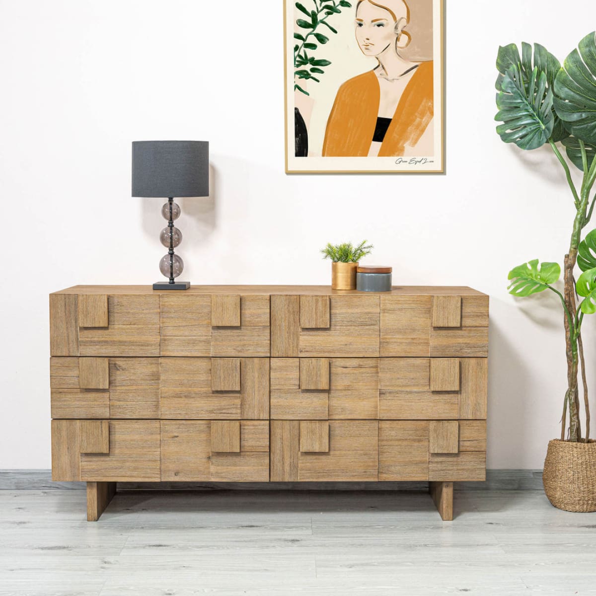 Atlantis 6 Drawer Dresser - lh-import-dressers