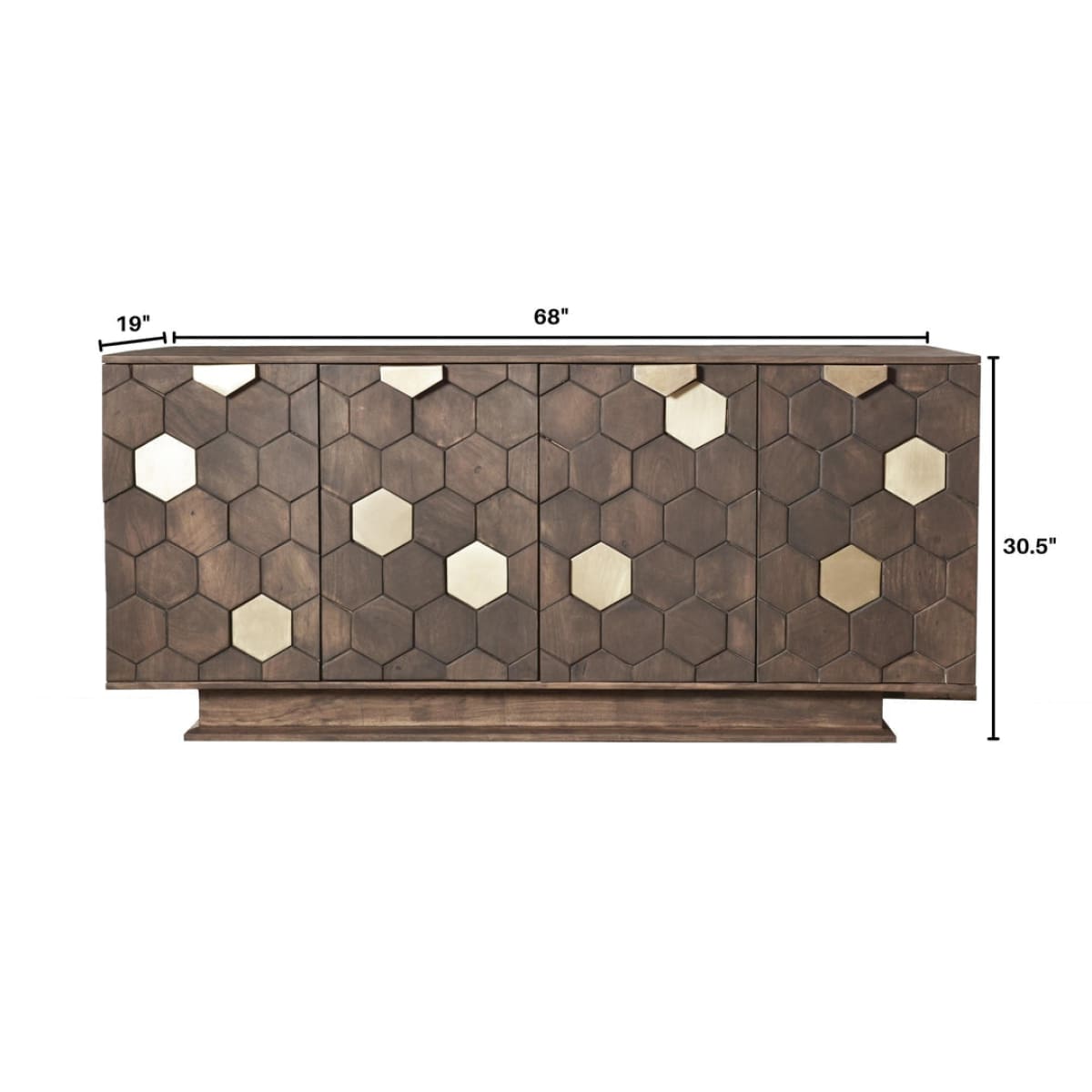 Bailey Sideboard - Cocoa Brown - lh-import-sideboards-cabinets