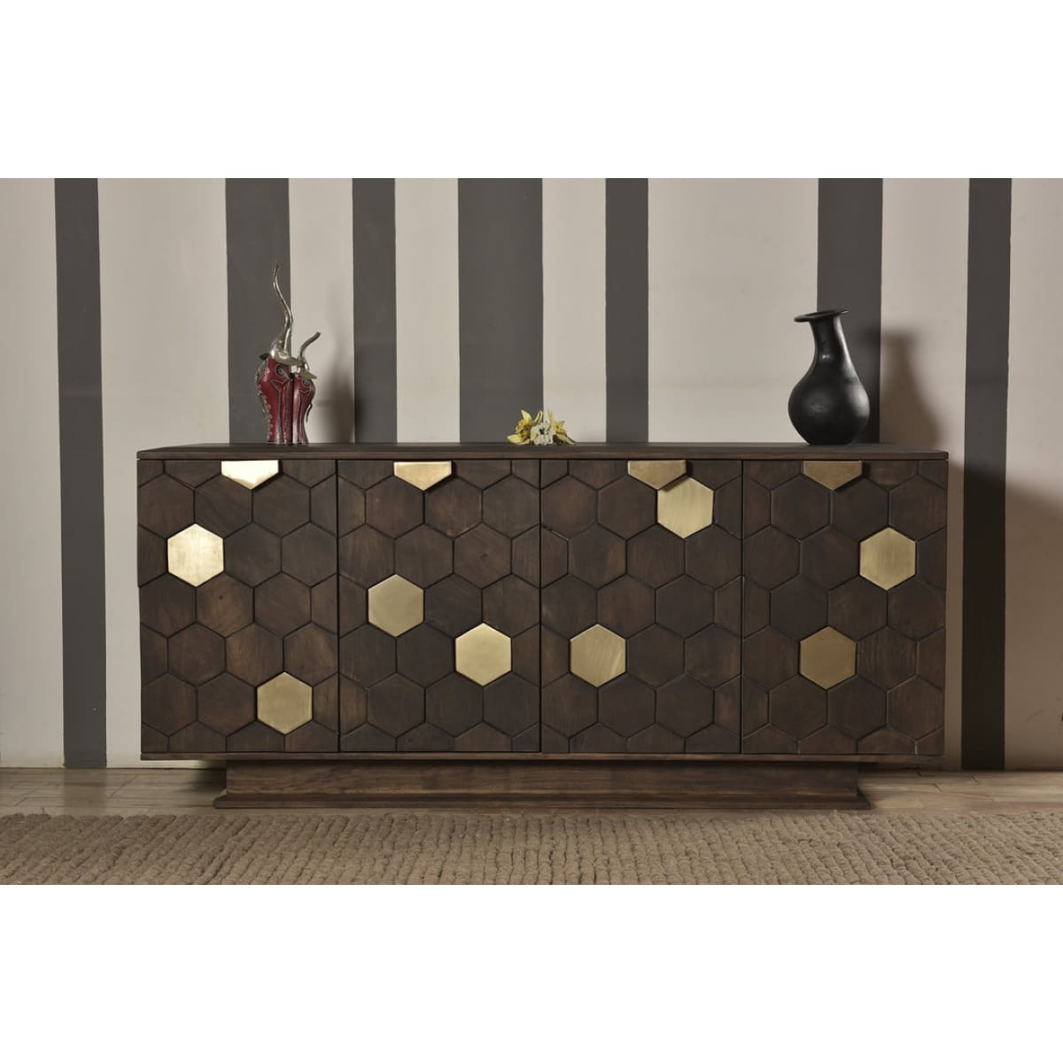 Bailey Sideboard - Cocoa Brown - lh-import-sideboards-cabinets