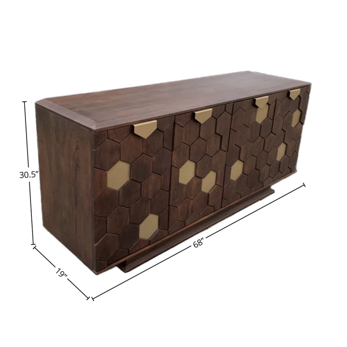 Bailey Sideboard - Cocoa Brown - lh-import-sideboards-cabinets