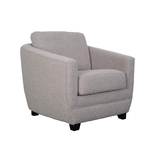 Baltimo Club Chair - Boucle Grey - lh-import-accent-club-chairs