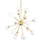 Barbara Chandelier Gold Metal | 18 Light - chandeliers