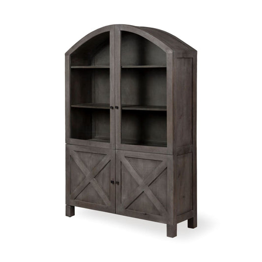 Barrett Cabinet Gray Wood - cabinets