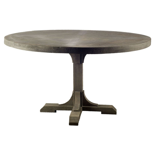 Barrett Round Dining Table Brown Wood | Round - dining-table